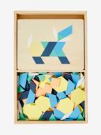 Tangram Montessori em madeira multicolor 