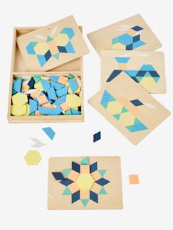 Brinquedos-Jogos educativos- Puzzles-Tangram Montessori em madeira