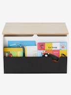 Caixa de livros e brinquedos LINHA SCHOOL BRANCO CLARO BICOLOR/MULTICOLO 