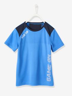 Menino 2-14 anos-Roupa de desporto-T-shirt de desporto em matéria técnica, para menino