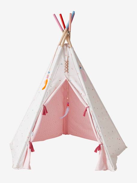 Tipi reversível, Pequeno Índio rosa 