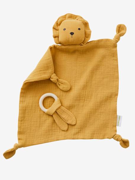 Boneco doudou + roca redonda caril 