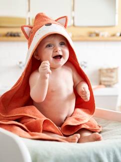Preparar a chegada do bebé - O banho-Têxtil-lar e Decoração-Roupa de banho-Capas de banho-Capa de banho, Raposa