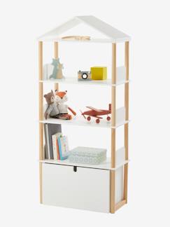 Estante biblioteca "casa" LINHA WOODY