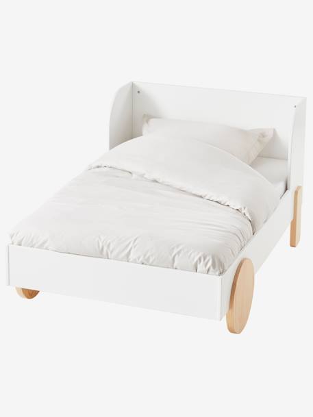 Cama evolutiva para criança, Rollie BRANCO CLARO LISO 