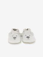 Botinhas Soft Soles Sweety Bear ROBEEZ© CINZENTO CLARO LISO COM MOTIVO 