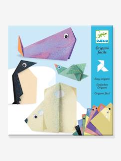 Brinquedos-Atividades artísticas-Autocolantes, colagem e modelagem-Origami fácil - Os animais polares, da DJECO