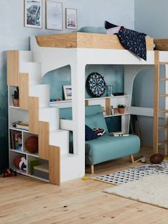 Quarto e Arrumação-Quarto-Cama-Camas combinadas e Beliches -Escada com arrumação Montessori, para conjunto EASYSPACE