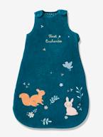 Saco de bebé com mangas amovíveis, tema Floresta Encantada AZUL ESCURO LISO COM MOTIVO 