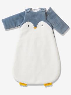 Estrela Polar-Têxtil-lar e Decoração-Saco de bebé com mangas amovíveis, em microfibra, tema Pingouin