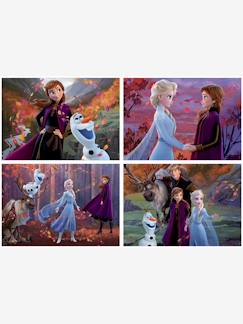 Brinquedos-Jogos educativos- Puzzles-Lote de 4 puzzles progressivos de 50 a 150 peças Disney® Frozen 2, da EDUCA