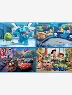 Lote de 4 puzzles progressivos, de 50 a 150 peças, Multi 4 Disney® Pixar, da EDUCA AZUL ESCURO LISO COM MOTIVO 