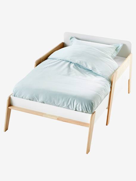 Cama evolutiva Montessori, 3 tamanhos, para criança, Retro BRANCO CLARO LISO 