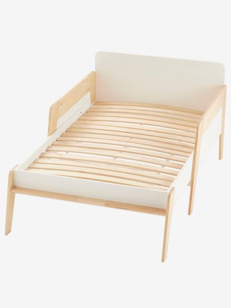 Cama evolutiva Montessori, 3 tamanhos, para criança, Retro BRANCO CLARO LISO 