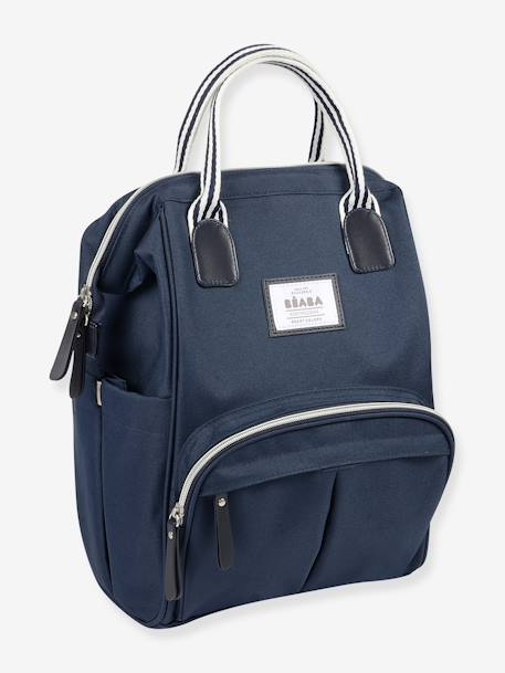 Mochila muda-fraldas Wellington, da BEABA AZUL ESCURO LISO 