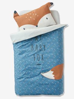 Têxtil-lar e Decoração-Roupa de cama bebé-Capa de edredon para bebé, Baby Fox