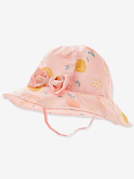 Chapéu estampado, para bebé menina ROSA CLARO ESTAMPADO 