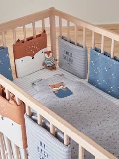 Linhas de Mobiliário-Têxtil-lar e Decoração-Roupa de cama bebé-Contornos de berço-Contorno de berço antichoques, Baby Fox