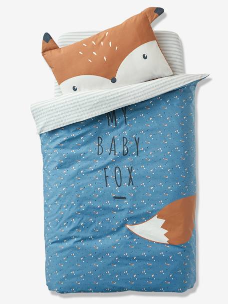 Lençol-capa para bebé, Baby Fox BRANCO CLARO ESTAMPADO 