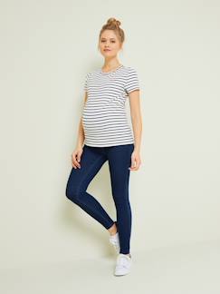 Malhas, Calças e Jeans-Roupa grávida-Treggings efeito jeans, sem costuras, para grávida