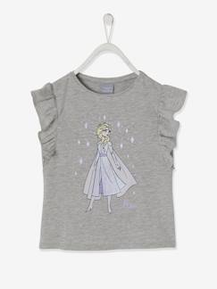 Menina 2-14 anos-T-shirt Frozen®, com folhos, para criança