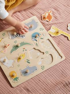 Brinquedos-Jogos educativos- Puzzles-Puzzle de pegas, Selva