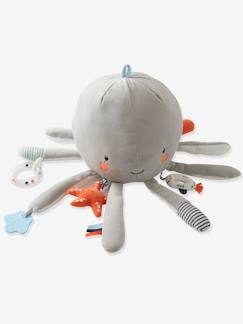 Toda a Seleção-Brinquedos-Primeira idade-Bonecos-doudou, peluches e brinquedos em tecido-Peluche de atividades, polvo gigante