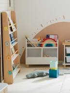 Móvel de arrumação Montessori, com prateleira + compartimentos, Ptilou BRANCO CLARO BICOLOR/MULTICOLO 