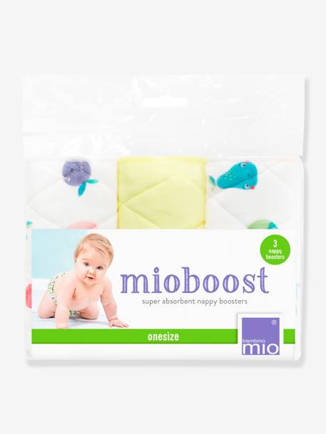 Mioboost, reforço para fraldas laváveis (x3), BAMBINO MIO BRANCO ESCURO BICOLOR/MULTICOL 