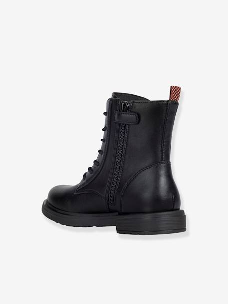 Botas para criança, J Éclair Girl D da GEOX® PRETO ESCURO LISO 