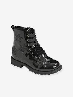 -Botas com atacadores, para menina