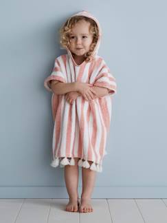 Linhas de Mobiliário-Têxtil-lar e Decoração-Roupa de banho-Capas de banho-Poncho às riscas, personalizável, para bebé