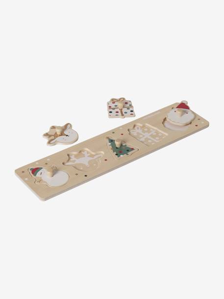 Puzzle com pegas, de Natal multicolor 