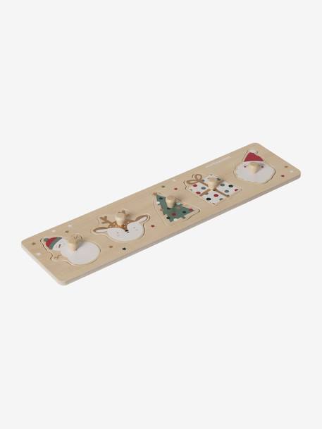 Puzzle com pegas, de Natal multicolor 