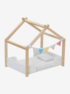 Brinquedos-Bonecos e bonecas-Cama cabana para boneca, em madeira FSC®