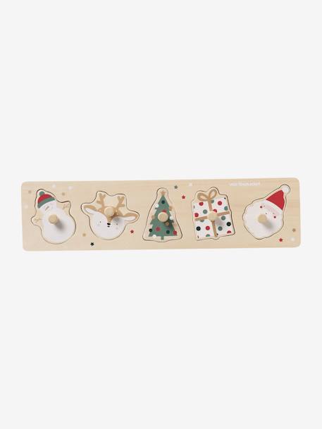 Puzzle com pegas, de Natal multicolor 