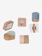 Cubos sensoriais Montessori, em madeira FSC® multicolor 