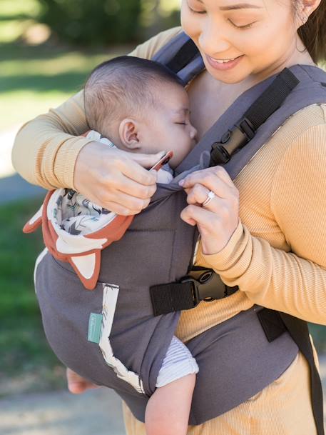 Porta-bebé Cuddle up, da INFANTINO cinzento+LARANJA ESCURO BICOLOR/MULTICO 