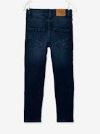 Jeans Superflex, para menino AZUL ESCURO DESBOTADO+AZUL ESCURO LISO 