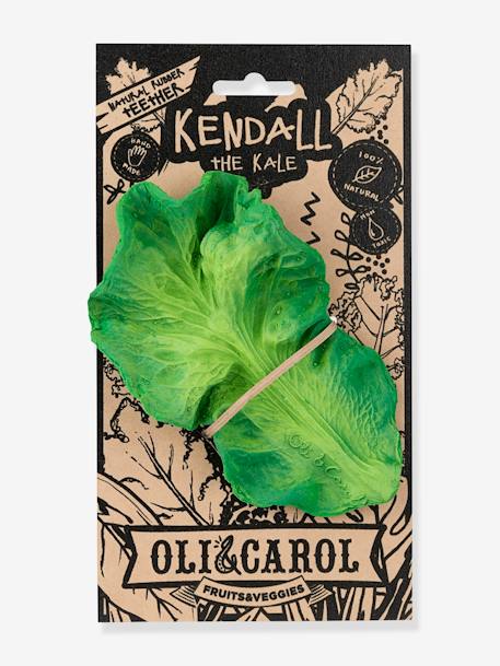 Brinquedo de dentição, Kendall a Folha de Couve - OLI & CAROL verde 