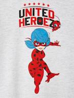 Camisola Miraculous®: As Aventuras de Ladybug, de mangas compridas, para criança CINZENTO CLARO LISO COM MOTIVO 