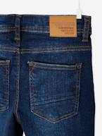 Jeans slim morfológicos 'waterless', medida das ancas MÉDIA, para menino AZUL ESCURO DESBOTADO+AZUL ESCURO LISO+CINZENTO ESCURO LISO COM MOTIV+double stone 