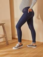 Jeans skinny, para grávida AZUL ESCURO LISO 