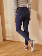 Jeans skinny, para grávida AZUL ESCURO LISO 