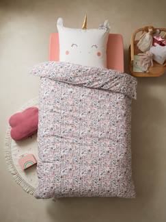 Têxtil-lar e Decoração-Roupa de cama criança-Conjunto capa de edredon + fronha de almofada para criança, País dos Unicórnios