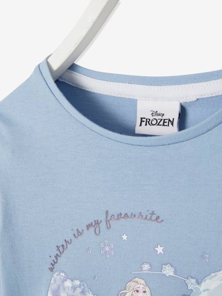 Camisola de mangas compridas Frozen da Disney®, para criança AZUL MEDIO LISO COM MOTIVO 