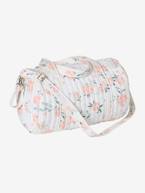 Saco muda-fraldas Baby Roll, em gaze de algodão BRANCO CLARO ESTAMPADO+BRANCO MEDIO ESTAMPADO 