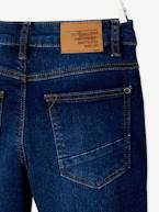 Jeans direitos morfológicos 'waterless', medida das ancas MÉDIA, para menino AZUL ESCURO DESBOTADO+AZUL ESCURO LISO 