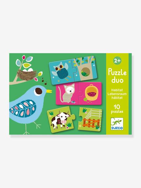 Puzzle Duo Habitat - da DJECO multicolor 