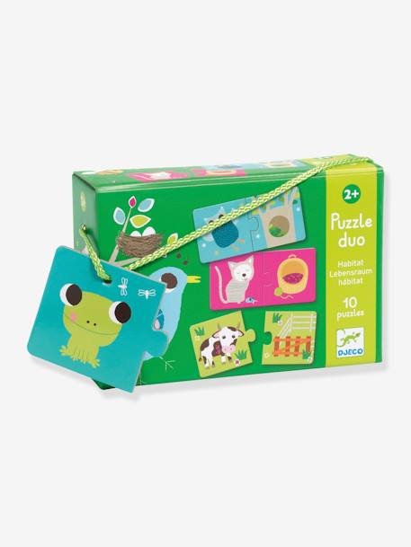 Puzzle Duo Habitat - da DJECO multicolor 